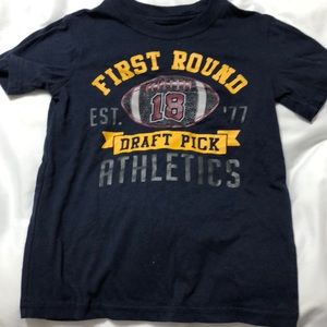 ⭐️Boys First Round Draft Pick T-Shirt - Size 4T